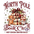 North Pole Book Club Shirt  - Christmas Reading T-shirt 