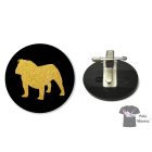 English Bulldog Ring Number Clip