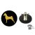 Basenji Ring Number Clip