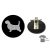 Basset Griffon Vendeen Ring Number Clip