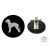 Bedlington Terrier Ring Number Clip