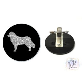 Bernese Mountain Dog Ring Number Clip