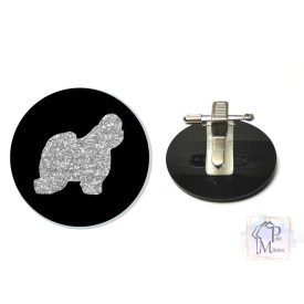 Bobtail / Old English Sheepdog Ring Number Clip