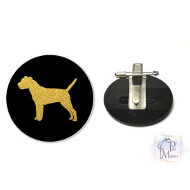 Border Terrier Ring Number Clip