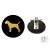 Border Terrier Ring Number Clip