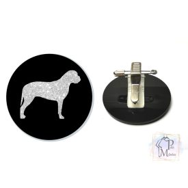 Bullmastiff Ring Number Clip