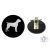 Cane Corso Ring Number Clip