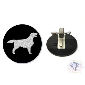 Flat Coated Retriever Ring Number Clip
