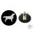 Flat Coated Retriever Ring Number Clip