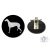Greyhound Ring Number Clip