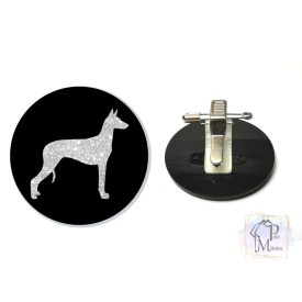 Ibizan Hound Ring Number Clip