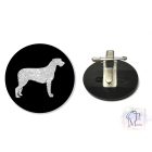 Irish Wolfhound Ring Number Clip