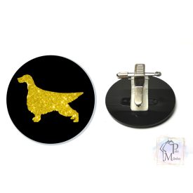 Irish Setter Ring Number Clip