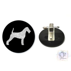 Irish Terrier Ring Number Clip