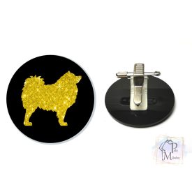 Japanese Spitz Ring Number Clip