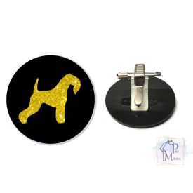 Kerry Blue Terrier Ring Number Clip