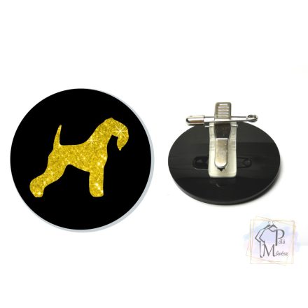 Kerry Blue Terrier Ring Number Clip