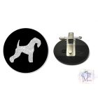 Kerry Blue Terrier Ring Number Clip
