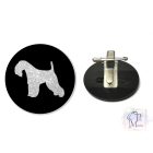 Lakeland Terrier Ring Number Clip
