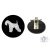 Lakeland Terrier Ring Number Clip