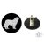 Leonberger Ring Number Clip