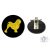 Lowchen Ring Number Clip