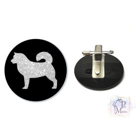 Alaskan Malamute Ring Number Clip
