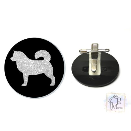 Alaskan Malamute Ring Number Clip