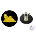 Maltese Dog Ring Number Clip