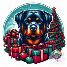 Christmas Rottweiler T-shirt - Rottweiler Shirt