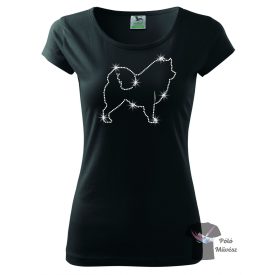Samoyed Rhinestone T-shirt - Samoyed Crystal Shirt