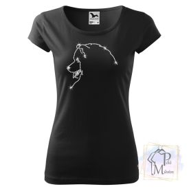 Samoyed Rhinestone T-shirt - Samoyed Crystal Shirt