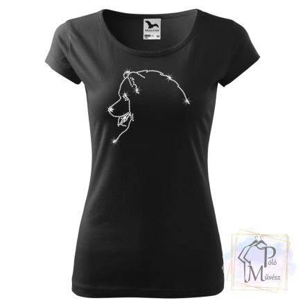 Samoyed Rhinestone T-shirt - Samoyed Crystal Shirt