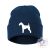 Airdale Terrier Hat - Knitted Hat with Dog Pattern - Dog Hat