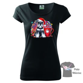 Christmas Schnauzer T-shirt - Schnauzer Shirt