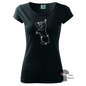 Schnauzer Rhinestone T-shirt - Schnauzer Crystal Shirt