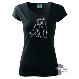Schnauzer Rhinestone T-shirt - Schnauzer Crystal Shirt