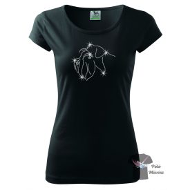 Schnauzer Rhinestone T-shirt - Schnauzer Crystal Shirt