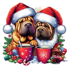 Christmas Shar Pei T-shirt - Shar Pei Shirt