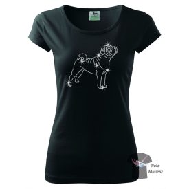 Shar Pei Rhinestone T-shirt - Shar Pei Crystal Shirt