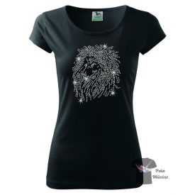 Shetland Sheepdog Rhinestone T-shirt - Sheltie Crystal Shirt