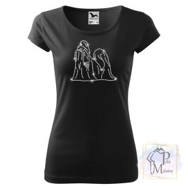 Shih Tzu Rhinestone T-shirt - Shih Tzu Crystal Shirt
