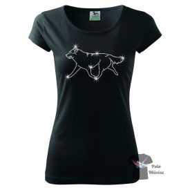   Siberian Husky Rhinestone T-shirt - Siberian Husky Crystal Shirt