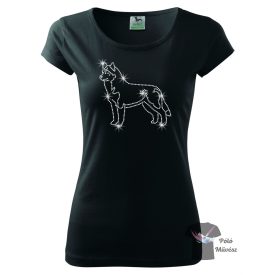   Siberian Husky Rhinestone T-shirt - Siberian Husky Crystal Shirt