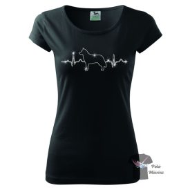   Siberian Husky Rhinestone T-shirt - Siberian Husky Crystal Shirt