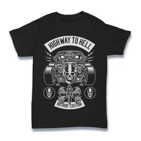 Highway to Hell Skull T-shirt 