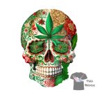 Dog Skull T-shirt - Sugar Skull