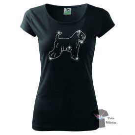   Soft Coated Wheaten Terrier Rhinestone T-shirt - Soft Coated Wheaten Terrier Crystal Shirt