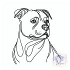 Staffordshire Bull Terrier T-shirt - Staffordshire Bull Terrier Shirt