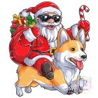 Christmas Welsh Corgi T-shirt - Welsh Corgi Shirt